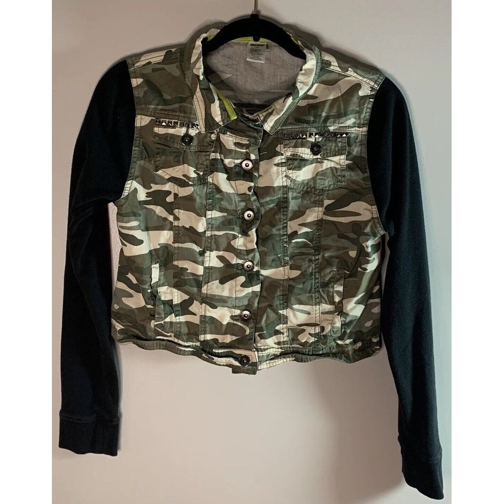 Urban Groove Jacket Women's Size S SA Balera Dancewear‎ Camo Long Sleeve Hip Hop